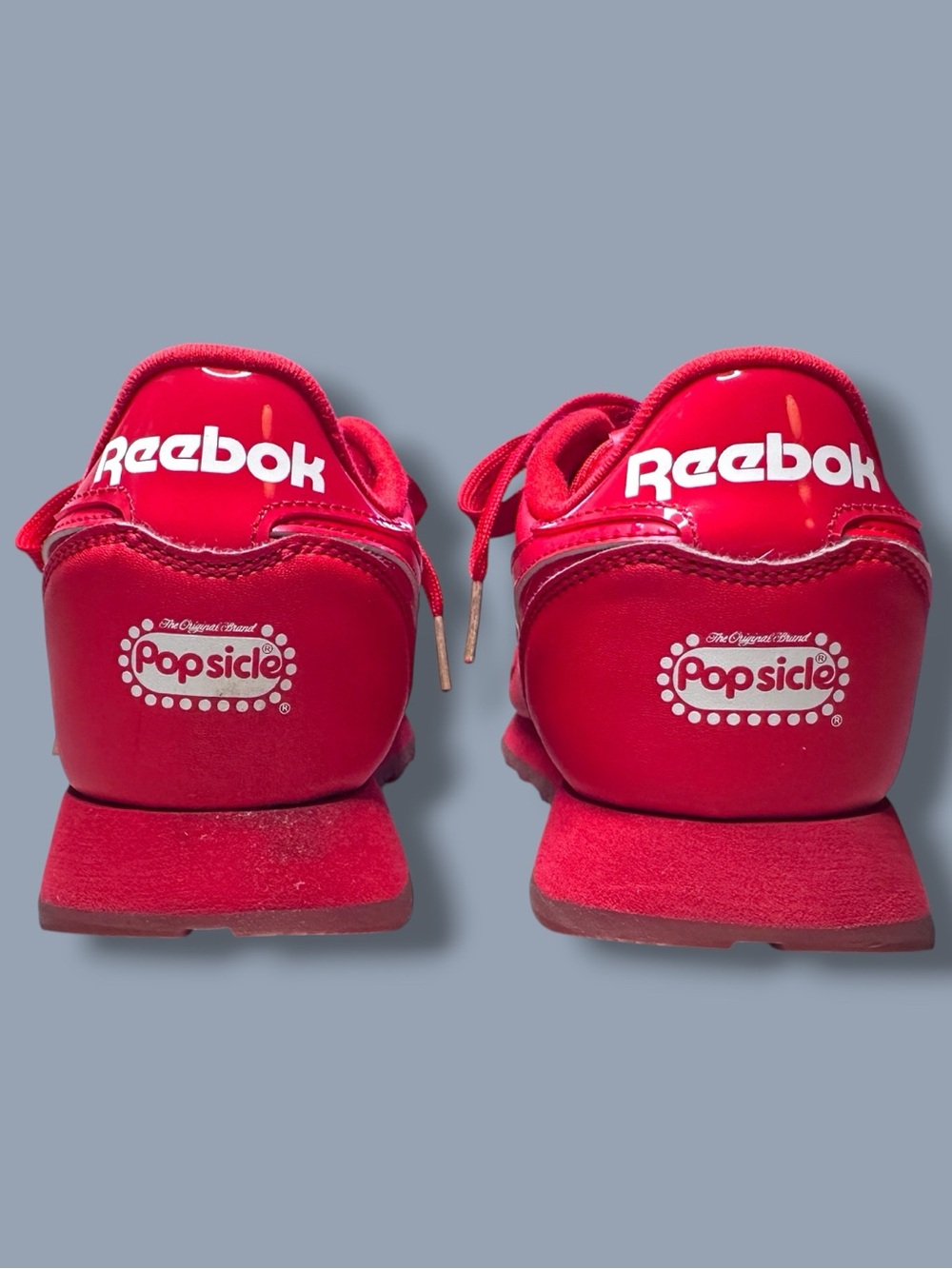 Reebok Popsicle Classic Contrast Label Sneakers in Red. Size W8 M6 - Picture 12 of 13